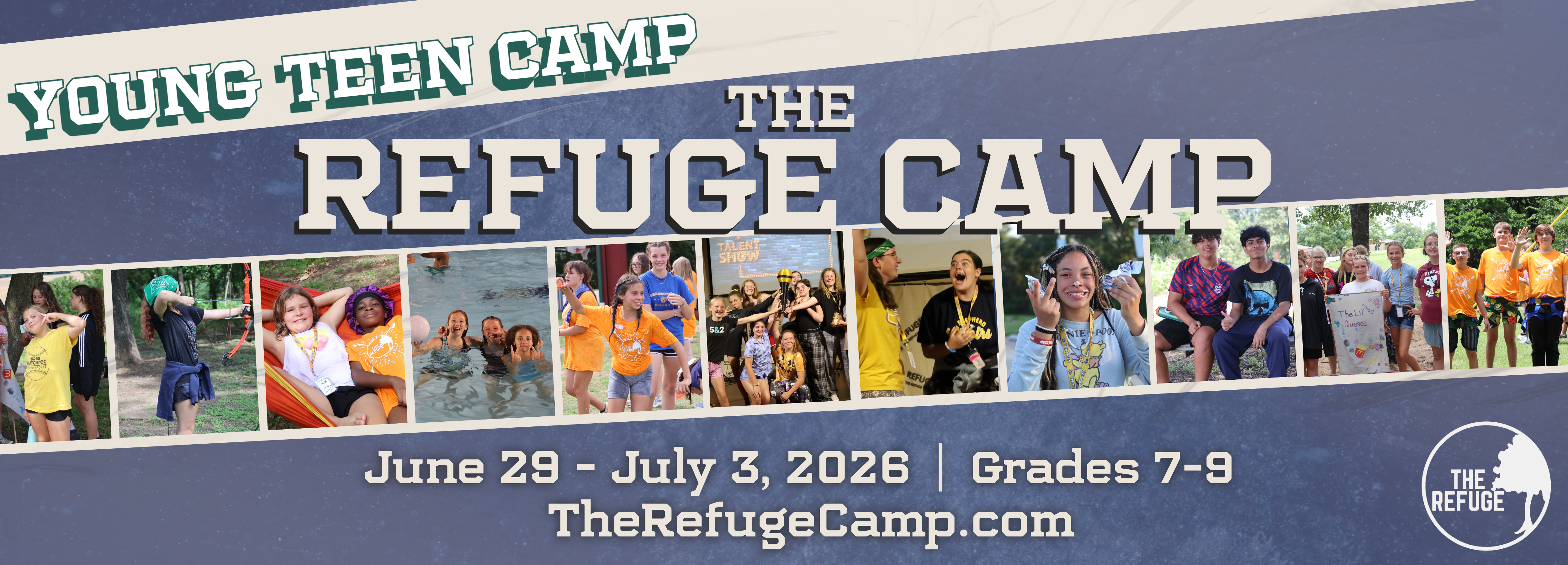 Young Teen Camp 2026 Promo Graphic